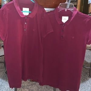 Women’s American Eagle Outfiitters XS Maroon Polos